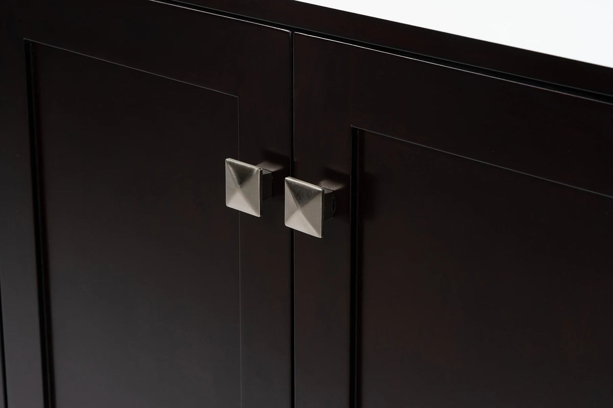 Ariel cambridge 72-73in. bathroom vanity double rectangle sink vanity with (0.75, 1.5, 2)in countertop