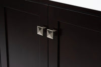 Ariel cambridge 72-73in. bathroom vanity double rectangle sink vanity with (0.75, 1.5, 2)in countertop