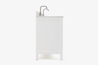 Ariel cambridge 72-73in. bathroom vanity double rectangle sink vanity with (0.75, 1.5, 2)in countertop