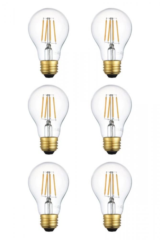 Light Bulbs-Elegant-A19LED103-6PK