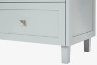 Ariel monroe 61 inch single rectangle sink bathroom vanity with countertop 1.5 inch edge