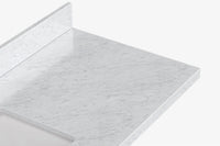 Ariel monroe 61 inch single rectangle sink bathroom vanity with countertop 1.5 inch edge