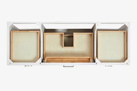 Ariel monroe 61 inch single rectangle sink bathroom vanity with countertop 1.5 inch edge