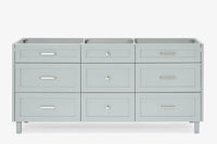Ariel monroe 72 inch double sink base cabinet