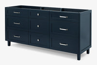 Ariel monroe 72 inch double sink base cabinet