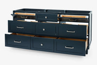 Ariel monroe 72 inch double sink base cabinet