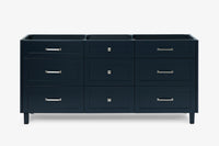 Ariel monroe 72 inch double sink base cabinet