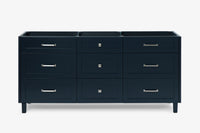 Ariel monroe 72 inch double sink base cabinet