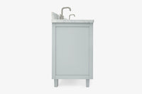 Ariel monroe 73 inch double rectangle sink bathroom vanity with countertop 1.5 inch edge
