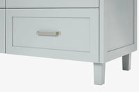 Ariel monroe 73 inch double rectangle sink bathroom vanity with countertop 1.5 inch edge