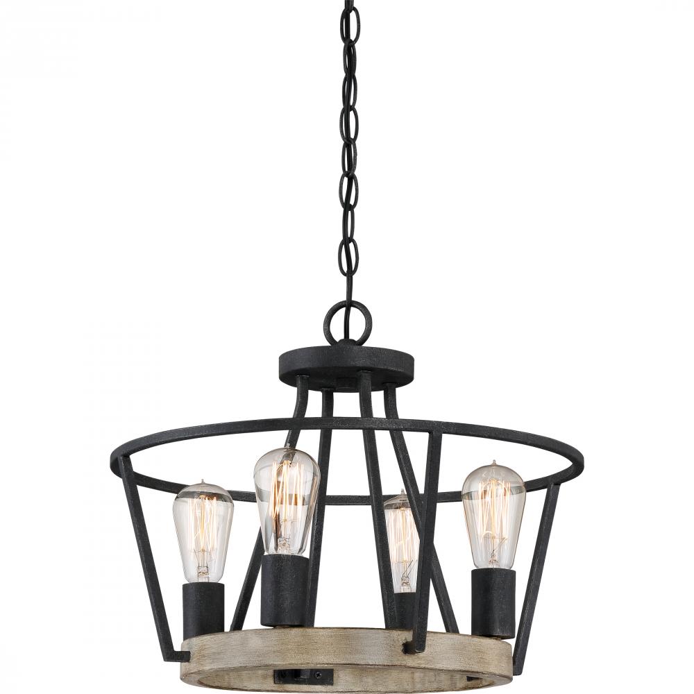 Semi-Flush Mts.-Quoizel-BRT1717GK
