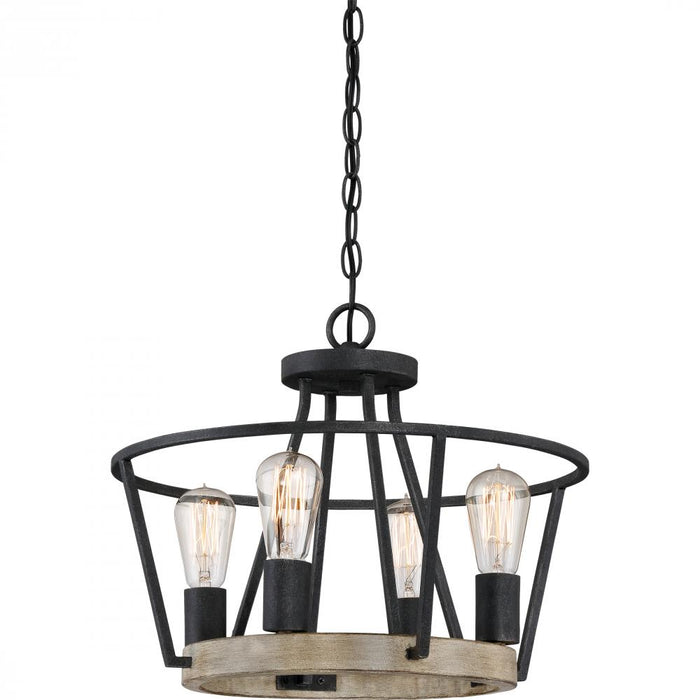 Semi-Flush Mts.-Quoizel-BRT1717GK