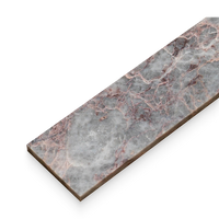 Burgundy Lilac Marble Tile