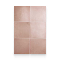 Artisan Coral Pink Ceramic Tile