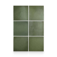 Artisan Malachite Ceramic Tile