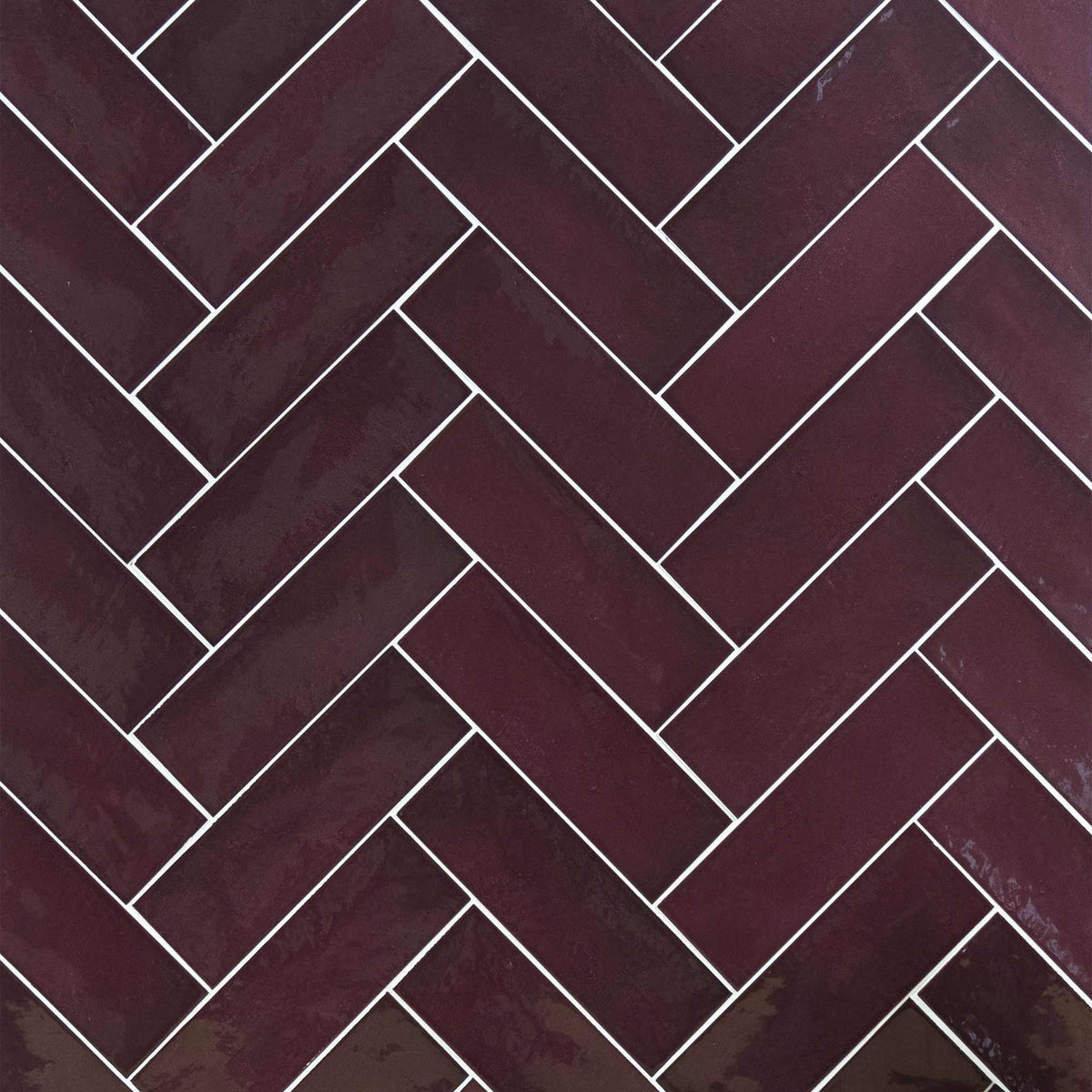 Country Aubergine Ceramic Tile