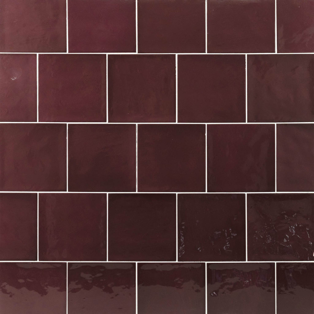 Country Aubergine Ceramic Tile