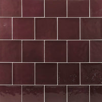 Country Aubergine Ceramic Tile