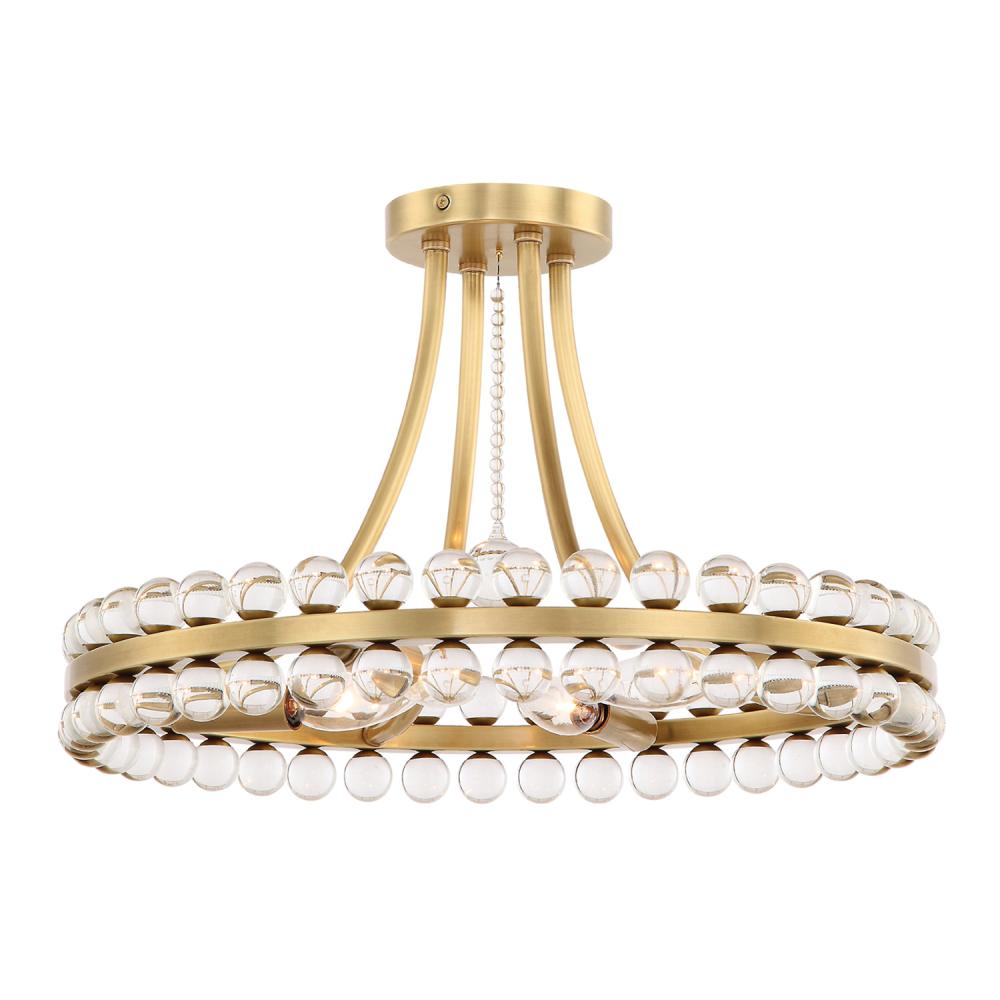 Semi-Flush Mts.-Crystorama-CLO-8894