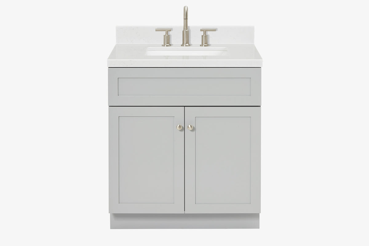 Ariel hamlet (31")rectangle sink vanity with (0.75"& 1.5") countertop.