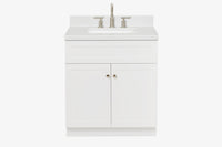 Ariel hamlet (31")rectangle sink vanity with (0.75"& 1.5") countertop.