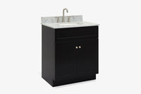 Ariel hamlet (31")rectangle sink vanity with (0.75"& 1.5") countertop.