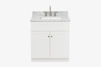 Ariel hamlet (31")rectangle sink vanity with (0.75"& 1.5") countertop.