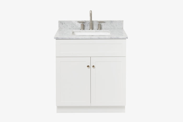 Ariel hamlet (31")rectangle sink vanity with (0.75"& 1.5") countertop.