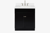 Ariel hamlet (31")rectangle sink vanity with (0.75"& 1.5") countertop.
