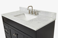 Ariel hamlet (43") single rectangle sink vanity with  (0.75"& 1.5") countertop.