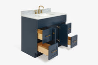 Ariel hamlet (43") single rectangle sink vanity with  (0.75"& 1.5") countertop.