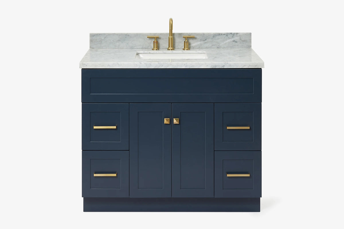 Ariel hamlet (43") single rectangle sink vanity with  (0.75"& 1.5") countertop.