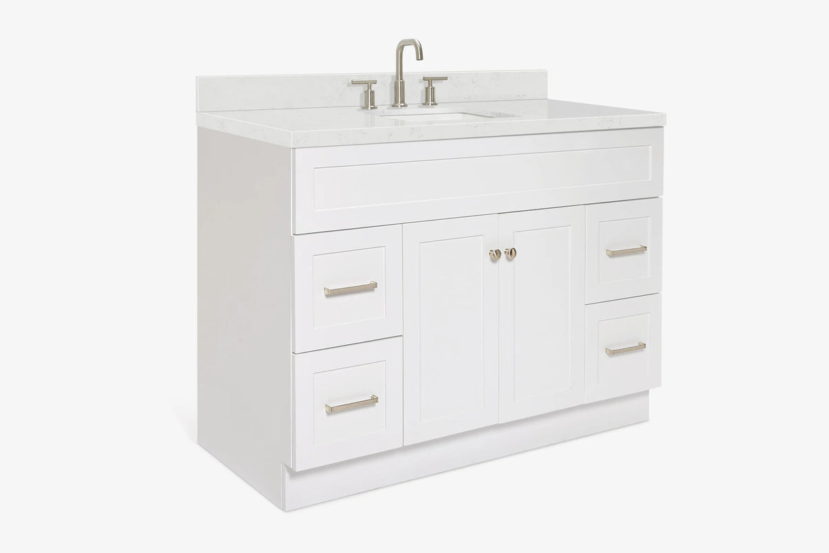 Ariel hamlet (48" &49") rectangle sink bathroom vanity countertop (1.5"& 0.75")edge