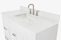 Ariel hamlet (48" &49") rectangle sink bathroom vanity countertop (1.5"& 0.75")edge