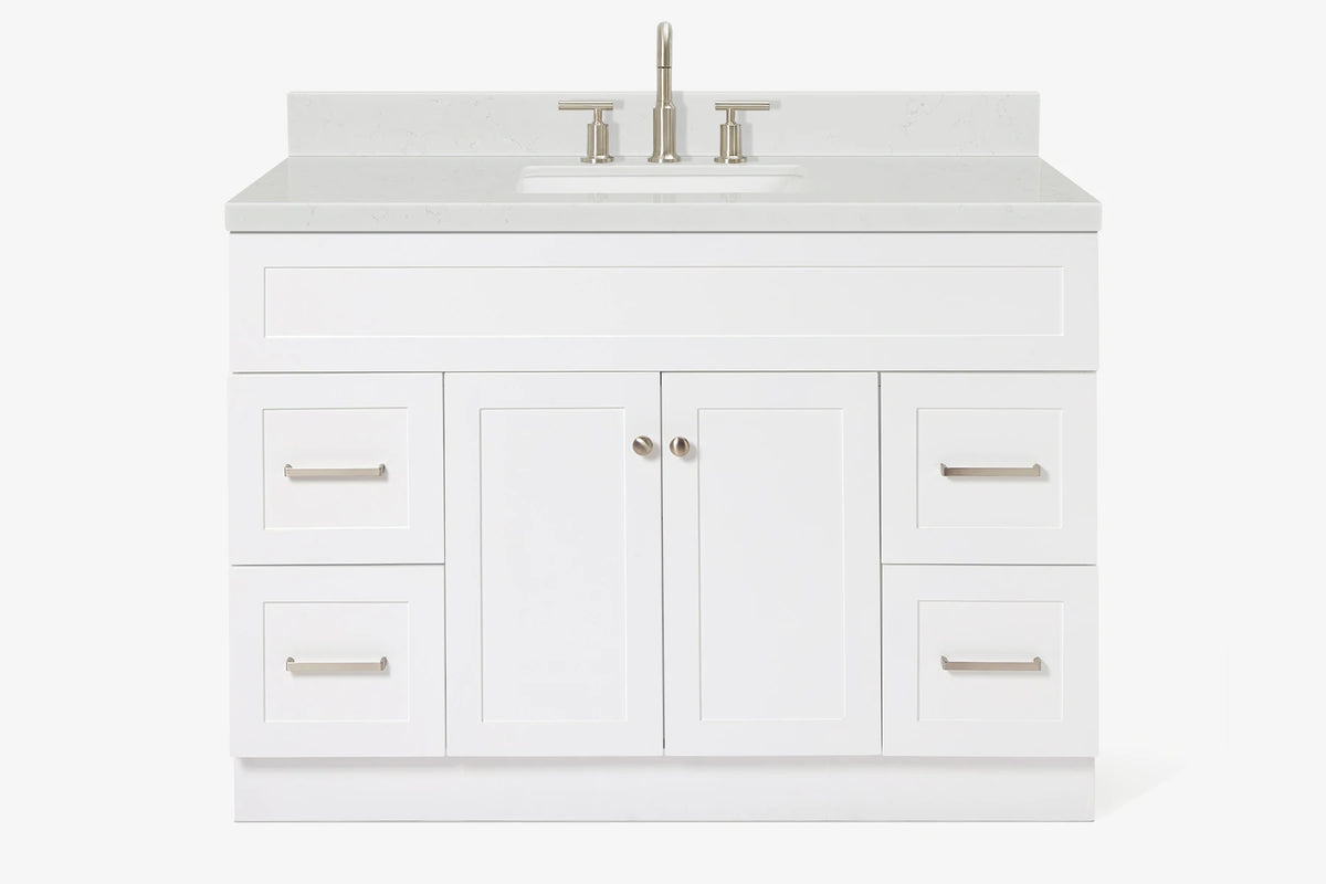 Ariel hamlet (48" &49") rectangle sink bathroom vanity countertop (1.5"& 0.75")edge