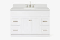Ariel hamlet (48" &49") rectangle sink bathroom vanity countertop (1.5"& 0.75")edge