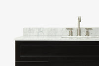 Ariel hamlet (54"& 55") single rectangle sink vanity with (0.75"& 1.5") countertop.