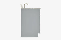 Ariel hamlet (54"& 55") single rectangle sink vanity with (0.75"& 1.5") countertop.