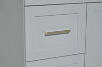 Ariel hamlet (54"& 55") single rectangle sink vanity with (0.75"& 1.5") countertop.