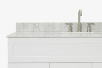 Ariel hamlet (54"& 55") single rectangle sink vanity with (0.75"& 1.5") countertop.