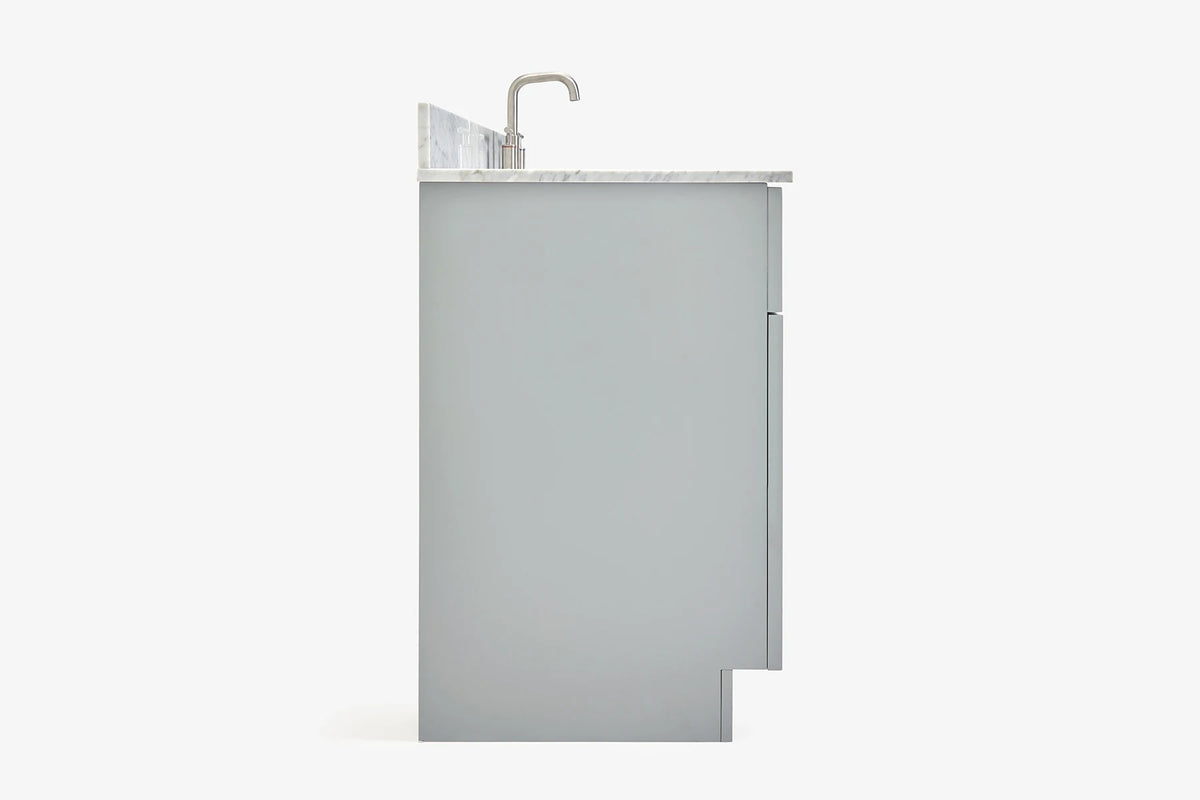 Ariel hamlet (60"& 61") double rectangle sink vanity with (0.75"& 1.5") countertop.