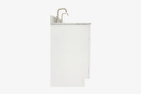 Ariel hamlet (60"& 61") double rectangle sink vanity with (0.75"& 1.5") countertop.
