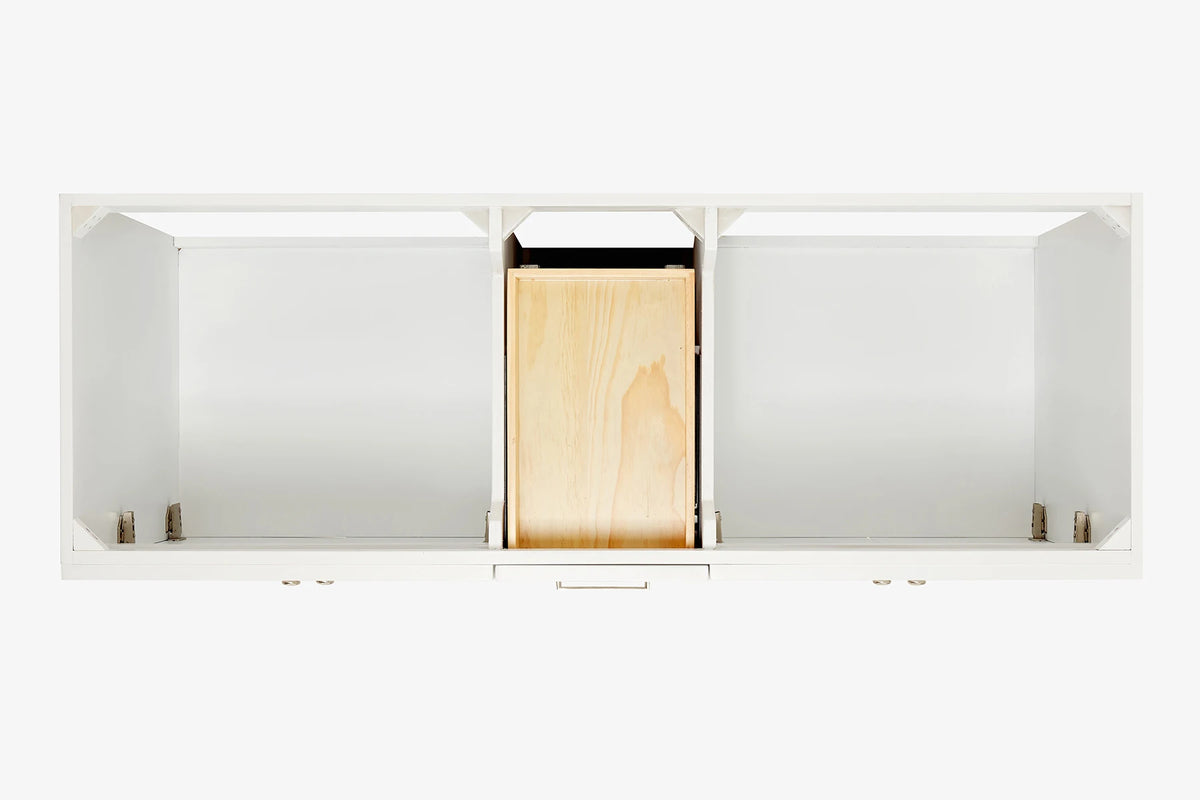 Ariel hamlet (60"& 61") double rectangle sink vanity with (0.75"& 1.5") countertop.