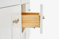 Ariel hamlet (60"& 61") double rectangle sink vanity with (0.75"& 1.5") countertop.