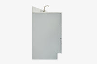 Ariel hamlet(66"&67") inch single rectangle sink vanity with marble countertop (0.75"&1.5") edge.