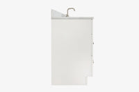 Ariel hamlet(66"&67") inch single rectangle sink vanity with marble countertop (0.75"&1.5") edge.