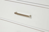 Ariel bristol 49 in. single rectangle sink vanity with 0.75 in. carrara white marble countertop in white