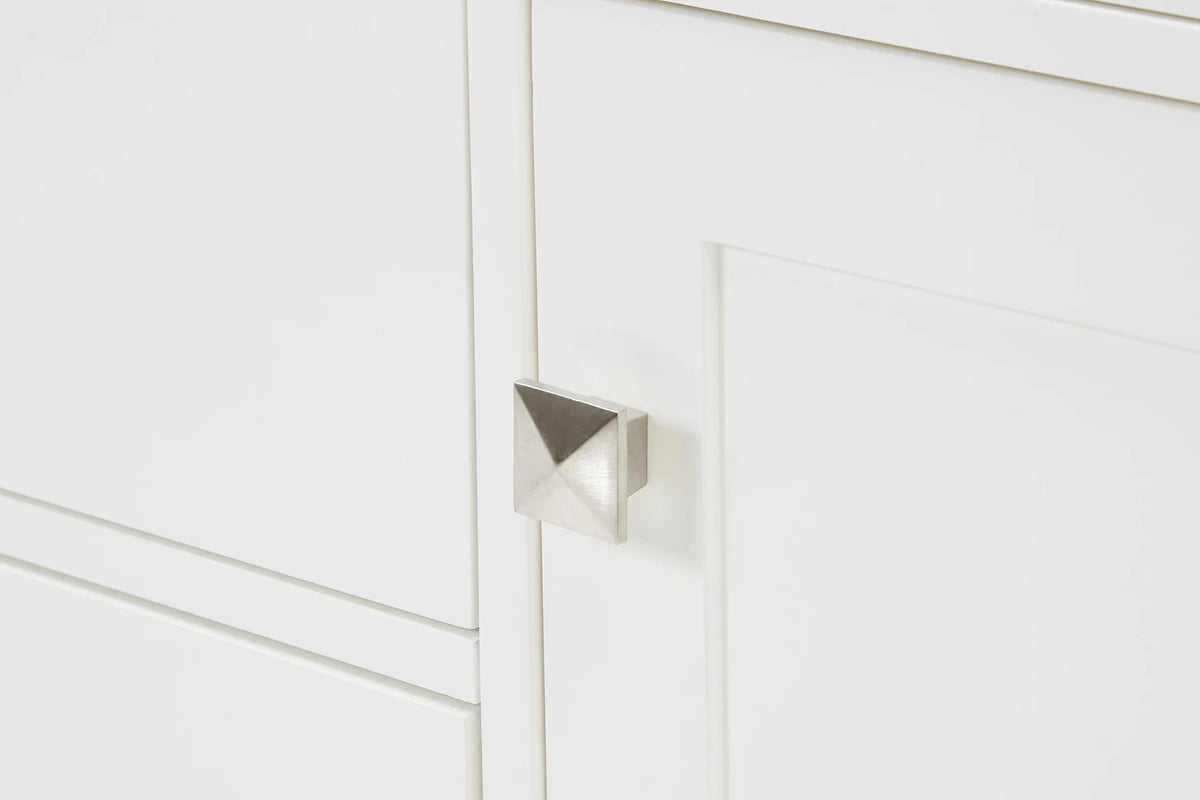 Ariel bristol 55 in. single rectangle sink vanity with white quartz countertop in white