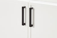 Ariel kelly 49 inch single rectangle sink bathroom vanity with carrara marble countertop 1.5 inch edge