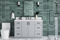 Ariel kelly 54 inch single sink base cabinet